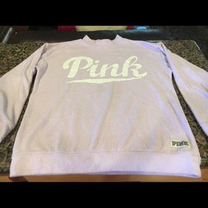 PINK lavender crew neck sweashirt